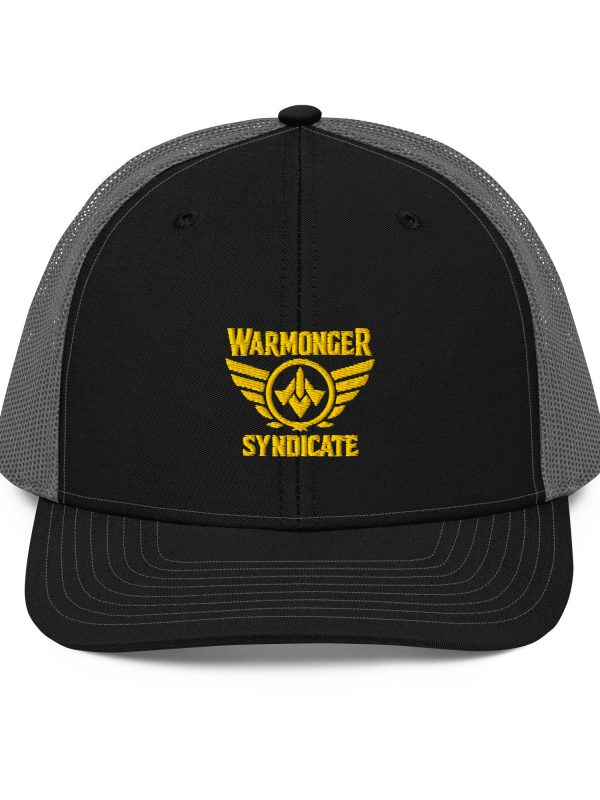 Gold Embroidered Brand Logo Trucker Hat | Premium