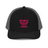 Flamingo Embroidered Brand Logo Trucker Hat | Premium