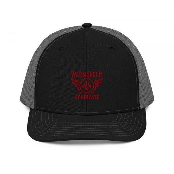 Maroon Embroidered Brand Logo Trucker Hat | Premium