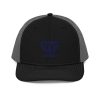 Navy Embroidered Brand Logo Trucker Hat | Premium