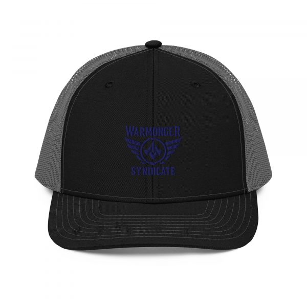 Navy Embroidered Brand Logo Trucker Hat | Premium