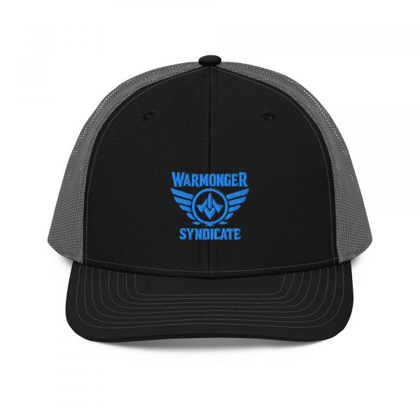 snapback-trucker-cap-black-charcoal-front-68ba7c9b7f43f.jpg Aqua Embroidered Brand Logo Trucker Hat | Premium