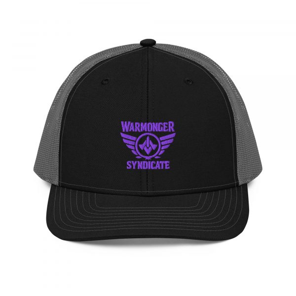 Purple Embroidered Brand Logo Trucker Hat | Premium