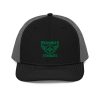 Kelly Green Embroidered Brand Logo Trucker Hat | Premium