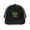 Kiwi Green Embroidered Brand Logo Trucker Hat | Premium