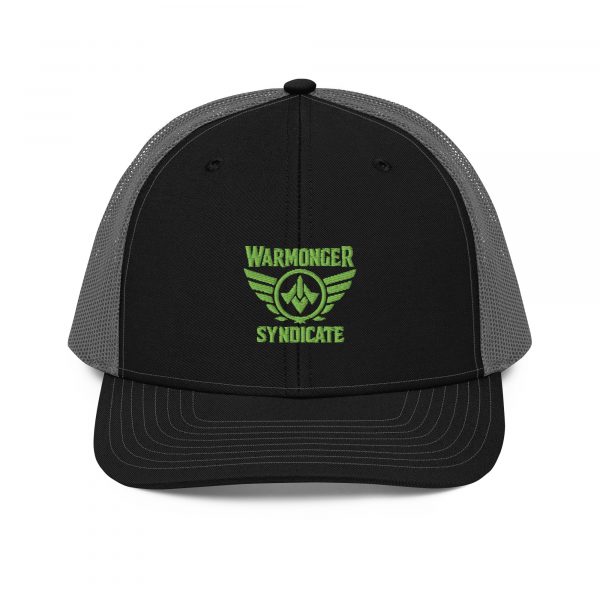 Kiwi Green Embroidered Brand Logo Trucker Hat | Premium