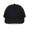 Navy Embroidered Logo Trucker Hat | Premium