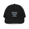 Grey Embroidered Brand Logo Trucker Hat | Premium
