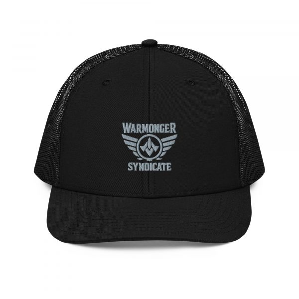Grey Embroidered Brand Logo Trucker Hat | Premium
