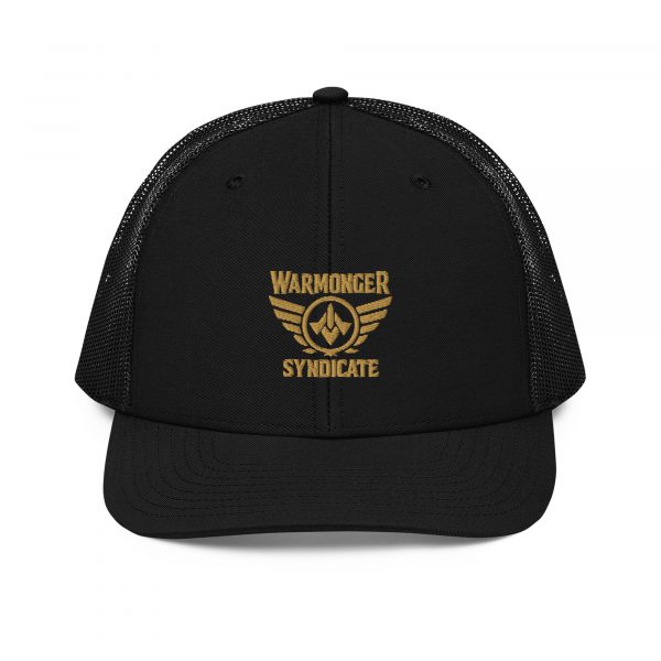 Old Gold Embroidered Brand Logo Trucker Hat | Premium