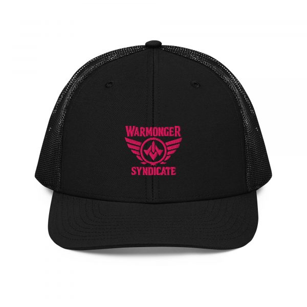 Flamingo Embroidered Brand Logo Trucker Hat | Premium