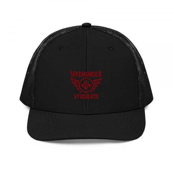 Maroon Embroidered Brand Logo Trucker Hat | Premium