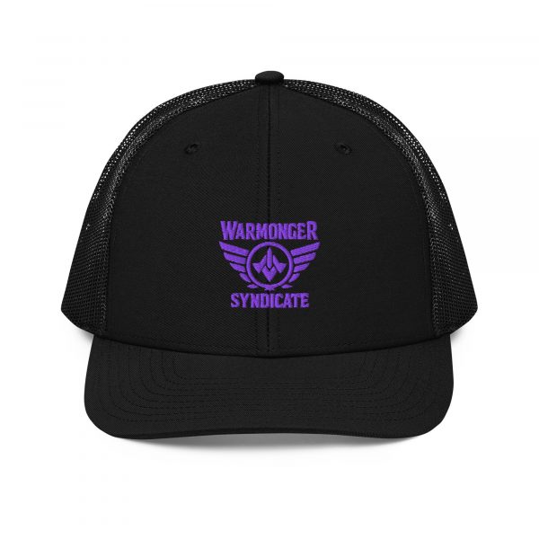 Purple Embroidered Brand Logo Trucker Hat | Premium