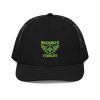 Kiwi Green Embroidered Brand Logo Trucker Hat | Premium