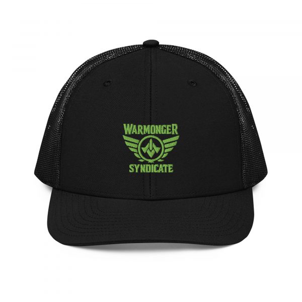 Kiwi Green Embroidered Brand Logo Trucker Hat | Premium