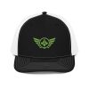 Kiwi Green Embroidered Logo Trucker Hat | Premium
