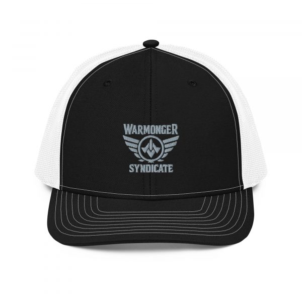 Grey Embroidered Brand Logo Trucker Hat | Premium