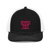 Flamingo Embroidered Brand Logo Trucker Hat | Premium