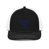 Navy Embroidered Brand Logo Trucker Hat | Premium