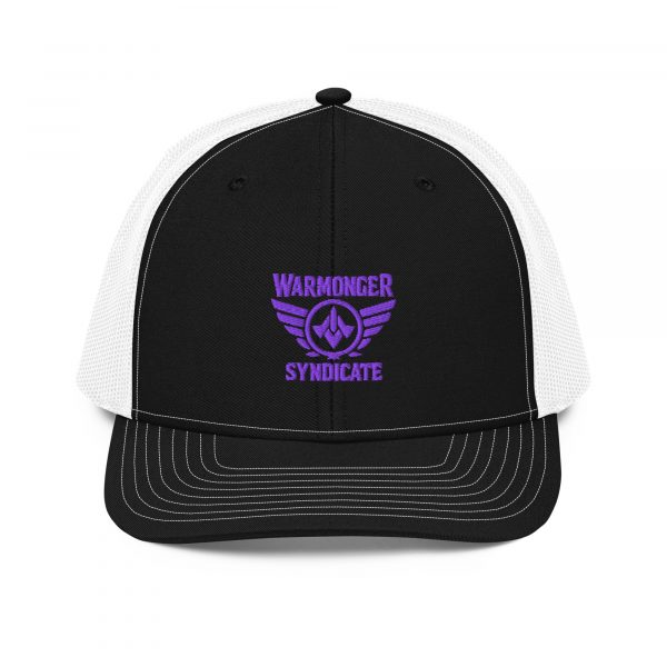 Purple Embroidered Brand Logo Trucker Hat | Premium