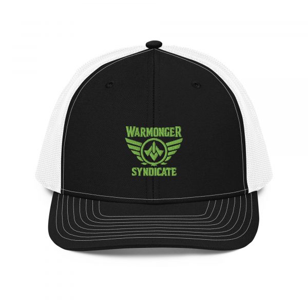 Kiwi Green Embroidered Brand Logo Trucker Hat | Premium