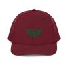 Kelly Green Embroidered Logo Trucker Hat | Premium