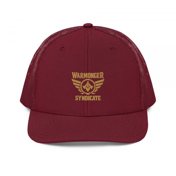 Old Gold Embroidered Brand Logo Trucker Hat | Premium