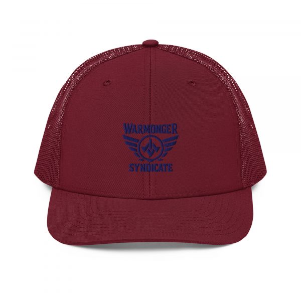 Navy Embroidered Brand Logo Trucker Hat | Premium