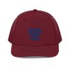 Royal Embroidered Brand Logo Trucker Hat | Premium