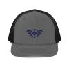Navy Embroidered Logo Trucker Hat | Premium