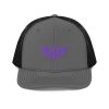 Purple Embroidered Logo Trucker Hat | Premium