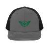 Kelly Green Embroidered Logo Trucker Hat | Premium
