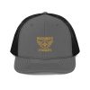 Old Gold Embroidered Brand Logo Trucker Hat | Premium