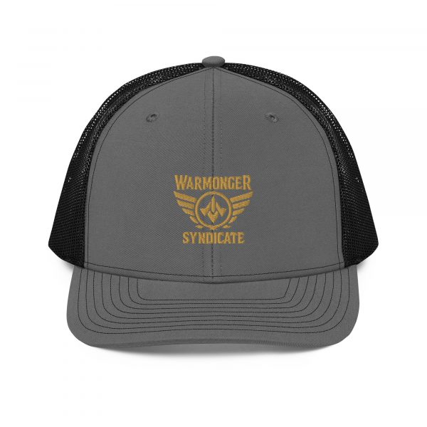 Old Gold Embroidered Brand Logo Trucker Hat | Premium