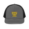 Gold Embroidered Brand Logo Trucker Hat | Premium