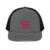 Flamingo Embroidered Brand Logo Trucker Hat | Premium