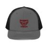 Maroon Embroidered Brand Logo Trucker Hat | Premium