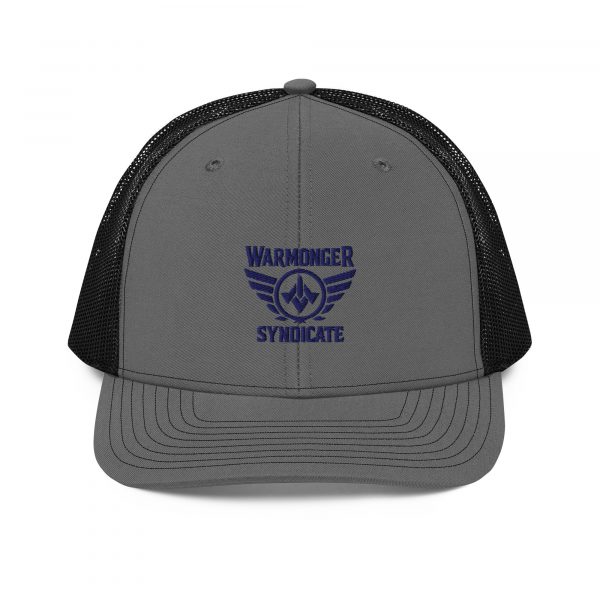 Navy Embroidered Brand Logo Trucker Hat | Premium