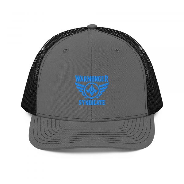 snapback-trucker-cap-charcoal-black-front-68ba7c9b7ffcc.jpg Aqua Embroidered Brand Logo Trucker Hat | Premium