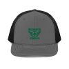 Kelly Green Embroidered Brand Logo Trucker Hat | Premium