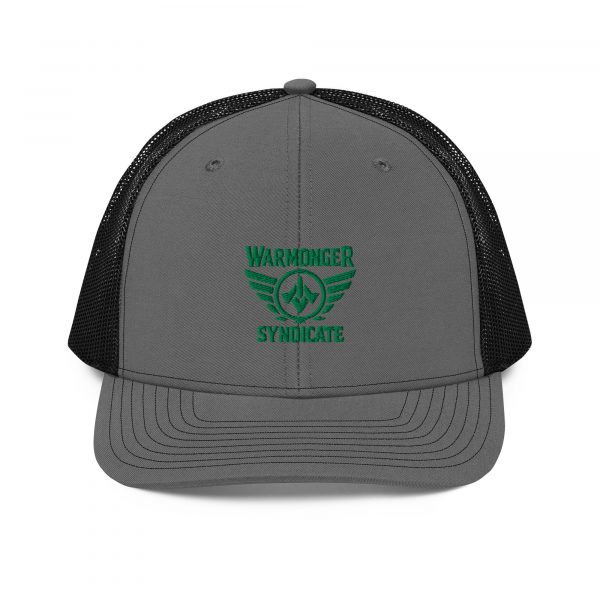 Kelly Green Embroidered Brand Logo Trucker Hat | Premium