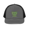 Kiwi Green Embroidered Brand Logo Trucker Hat | Premium
