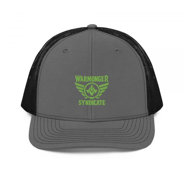 Kiwi Green Embroidered Brand Logo Trucker Hat | Premium