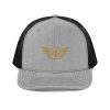 Old Gold Embroidered Logo Trucker Hat | Premium