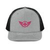 Flamingo Embroidered Logo Trucker Hat | Premium