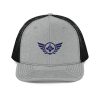 Navy Embroidered Logo Trucker Hat | Premium
