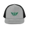 Kelly Green Embroidered Logo Trucker Hat | Premium