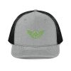 Kiwi Green Embroidered Logo Trucker Hat | Premium