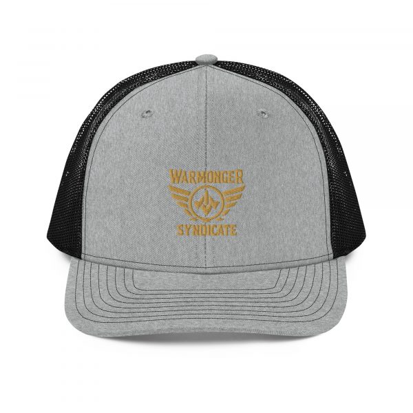 Old Gold Embroidered Brand Logo Trucker Hat | Premium