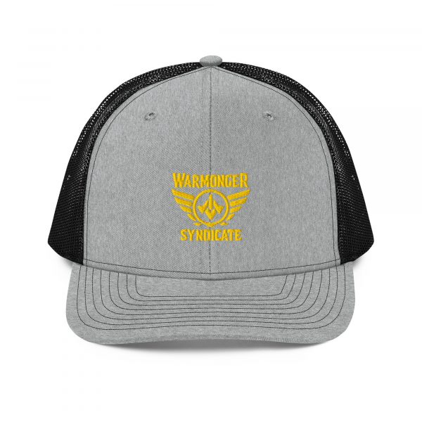 Gold Embroidered Brand Logo Trucker Hat | Premium